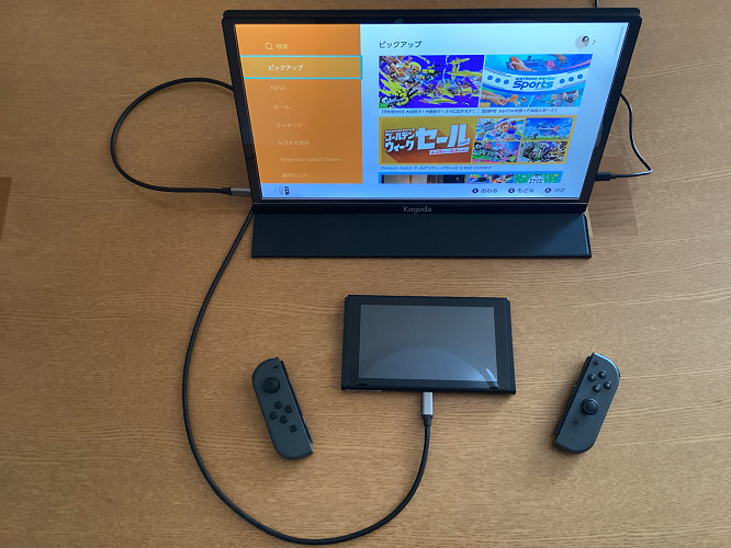 Nintendo Switchと接続