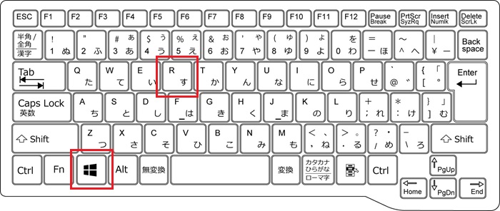 netplwizを起動する